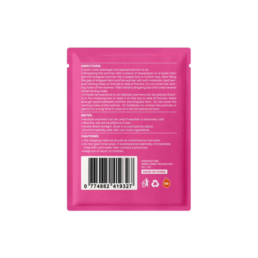 Shipping Warmers 60H Wholesale-100 PCS