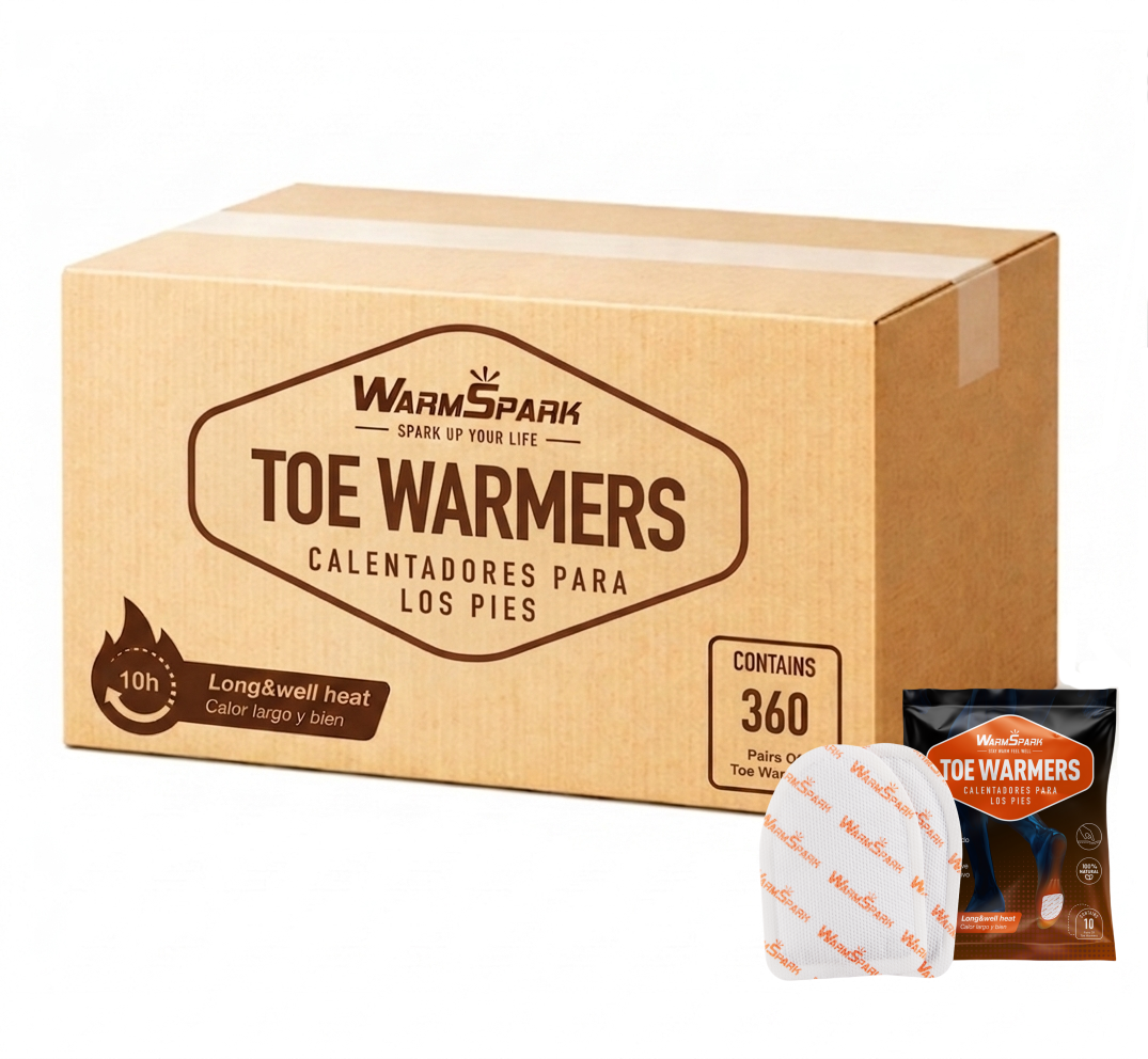 Toe Warmer Wholesale - 360 Pairs (9 Boxes)